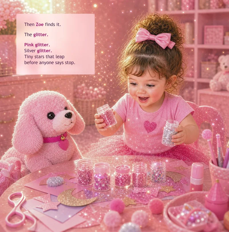 Zoe and the Glittery Mess, preview page 10